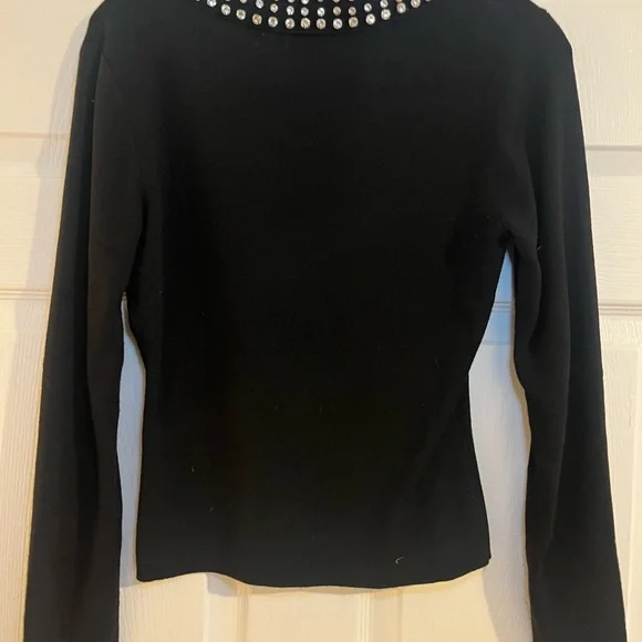 Noli Shop Crystal Polo Sweater - New With Tags - Picture 5 of 7